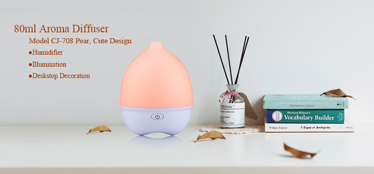 Bedroom Personal 80ml USB Aroma Essential Oil Diffuser Fragrance Diffuser