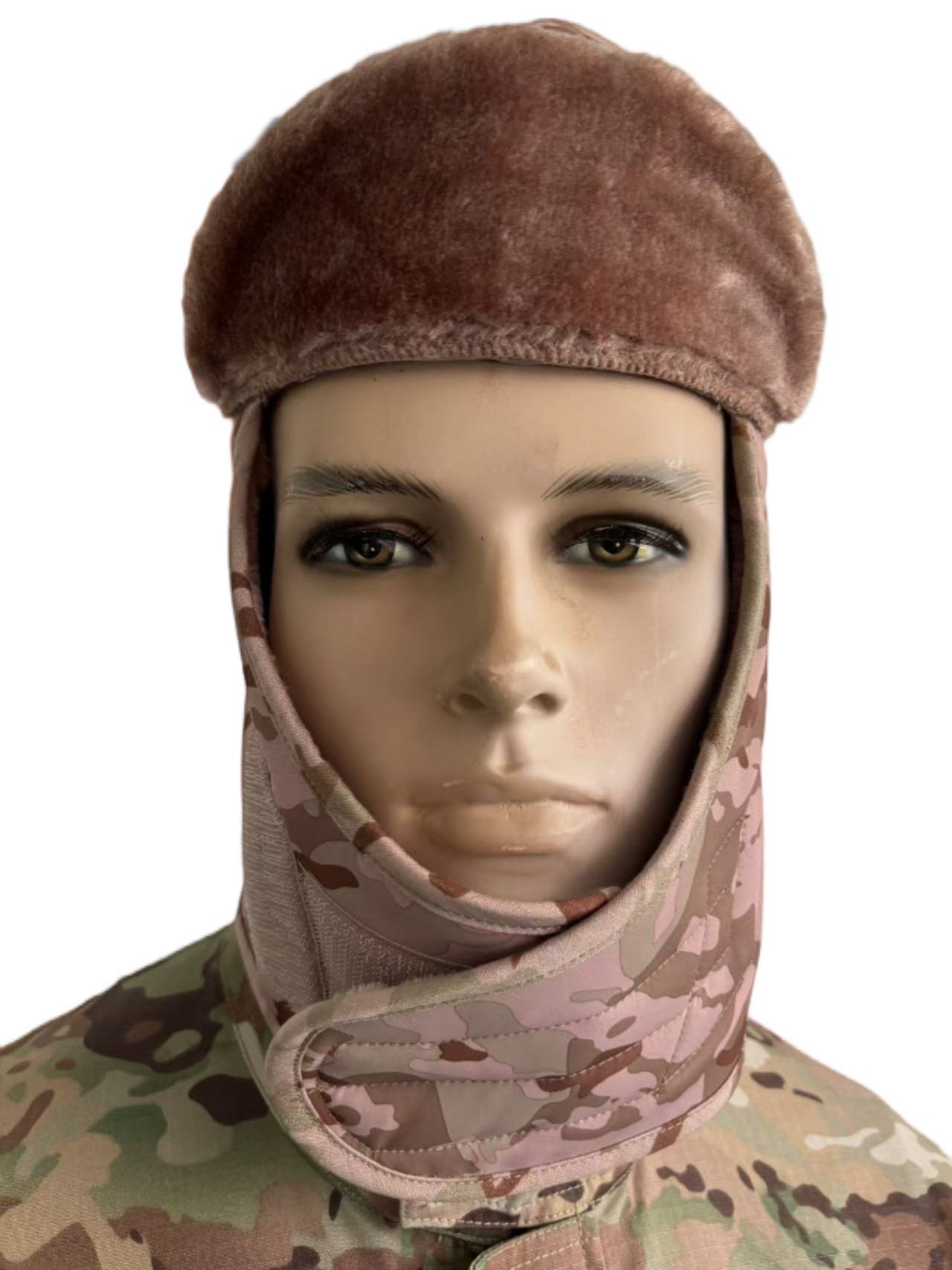 Men'S Hunting Winter Camouflage Military Caps Windproof With Fur