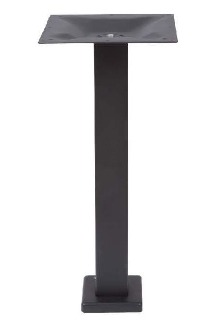 Bolt Down Metal Table legs Dining Table Base Black Wrinkle 28'' / 41'' Height