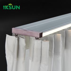 Modern Led Tape Light Double Curtain Track Hanging Privacy Screwfix Rail