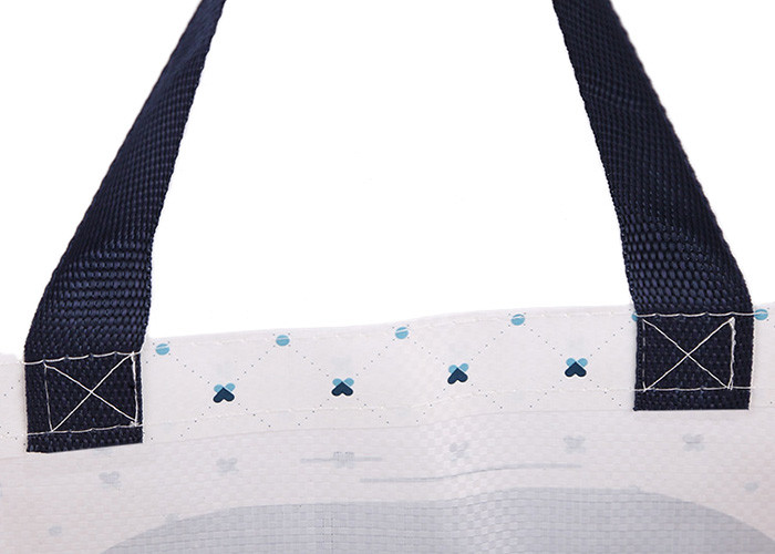 Non Woven Canvas Tote Shopper Bag Multi - Purpose Silk Screen / Transfer Printed