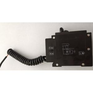 Black Color 6ka Plug In RCBO Circuit Breaker 18mm Width Single Phase