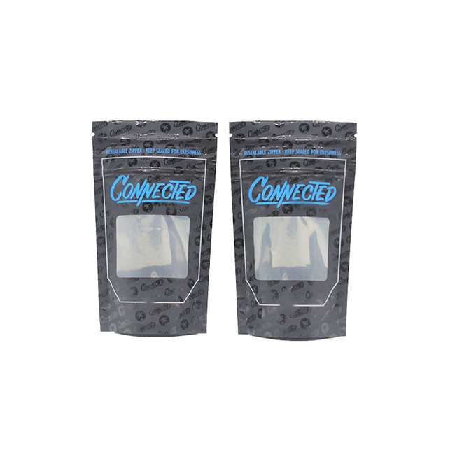 Snacks 0.25oz AL Soft Touch Mylar Bag Stand Up Resealable Bags