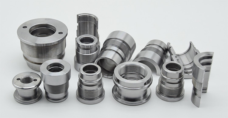 Small CNC Machining Hydraulic Cylinder Parts / Steel Hydraulic Cylinder Head