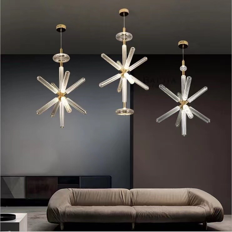 Modern Home Decor Glass ball Pendant Lights Bar Hotel Home Decorative Chandelier Hanging Lamp