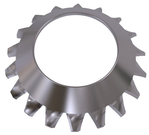 DIN 6798V Serrated Countersunk Flat Spring Washers Zin Plated Stainless Steel Flat Washers