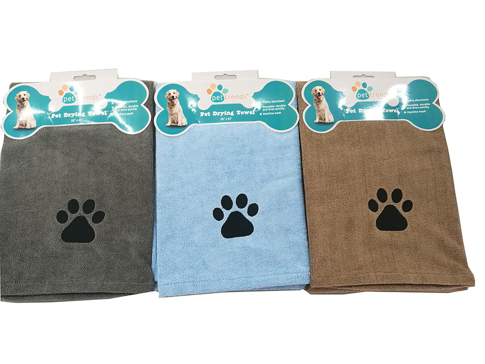 Large Bath 72x110 Cm Microfiber Pet Towel For Dogs 85 Polyester 15 Polyamide