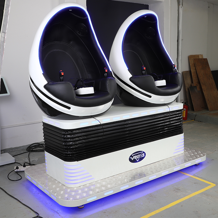 2022 Coin Operated 9D Virtual Reality Game Machine Capsule Egg Cinema Double Players VR Chair For Sale