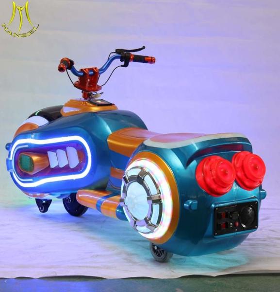 Hansel kids ride on electric cars amusement park ride for kids space motorbike