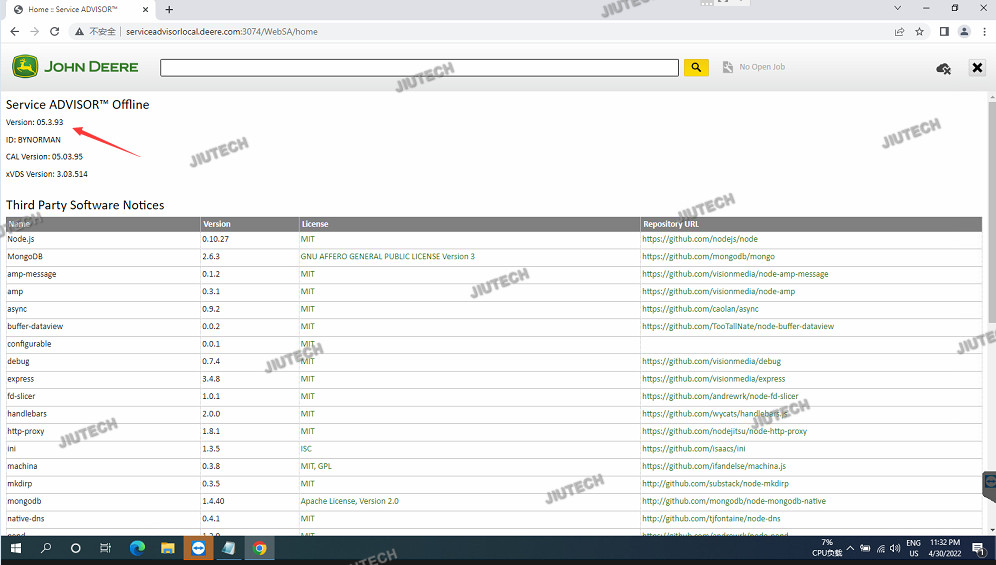V5.3 AG CF Agriculture Construction Electronic Data Link EDL V3 Diagnostic kit Service Advisor EDL V3 scanner tool+CF19