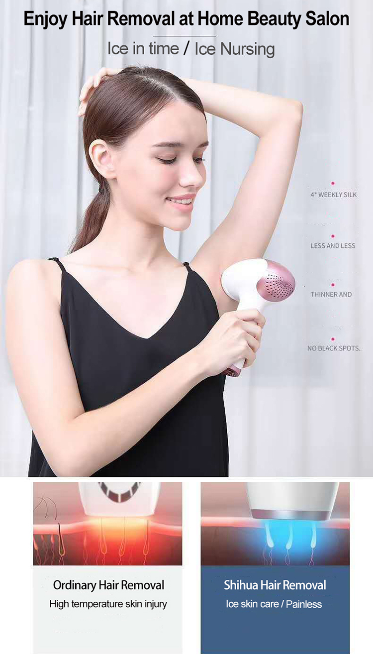 MJ8602 OPT SHR IPL Machine Portable Home Hair Removal Beauty Equipment