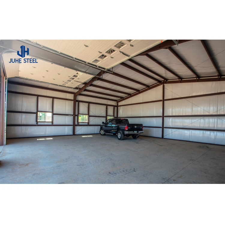 Prefabricated Steel Structure Car Garage for Steel Structural Steel Frame Workshop
