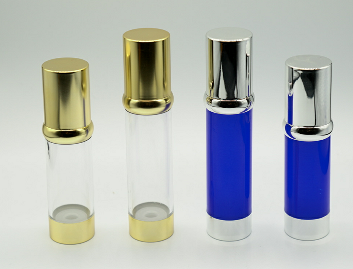 AS Material Plastic Airless Cosmetic Bottle 30ml 40ml Capacity for Cream and Eye Cream
