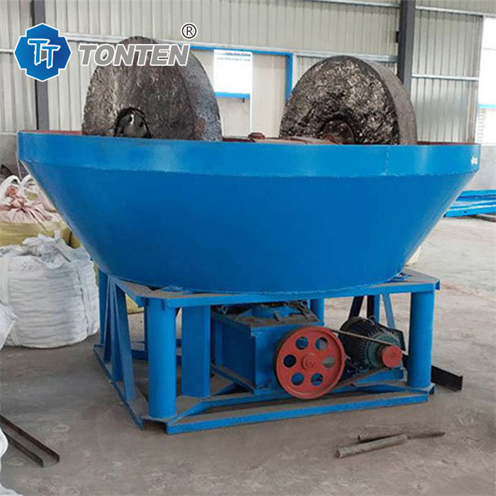 Gold Round Grinding Machine Wet Pan Mill 1200 Gold Mining Separator For Africa