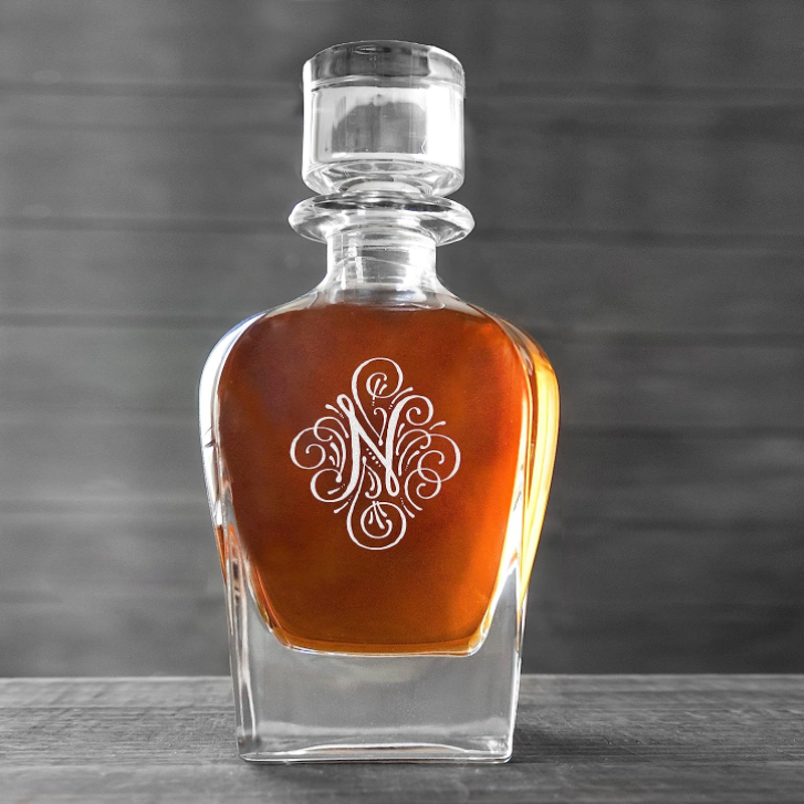 750mL Custom Glass Bottle Healthy Lead-free Material Screw Cap Transparent Leak-proof