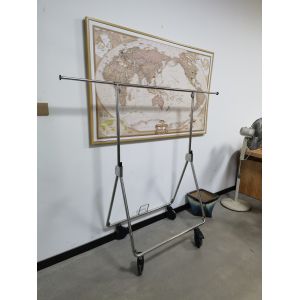 Foldable Stainless Steel Display Stand - Heavy-Duty & Portable