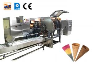 China Wafer Egg Roll Production Machine , Multi Functional Automatic Chinese Ice Cream Cone Set Machine . on sale