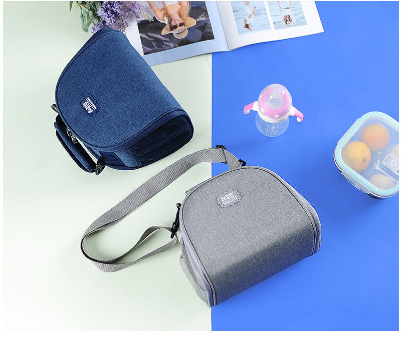 Eco Friendly Reusable Insulated Oxford Thermal Cooler Lunch Bag