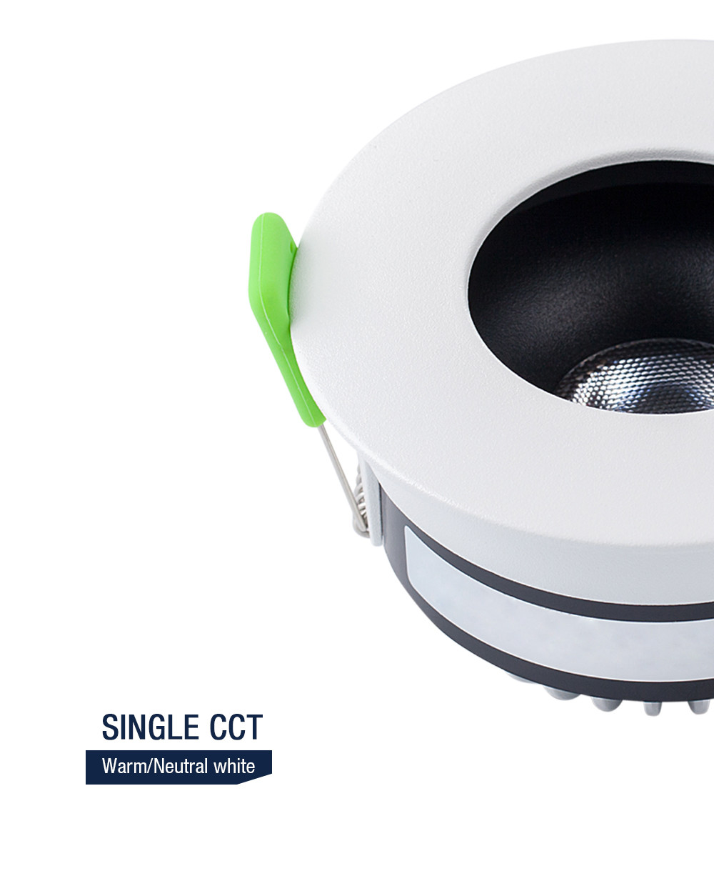 Fireproof Ra90 CCT LED Downlight 10W IP54 Aluminium for Ceiling