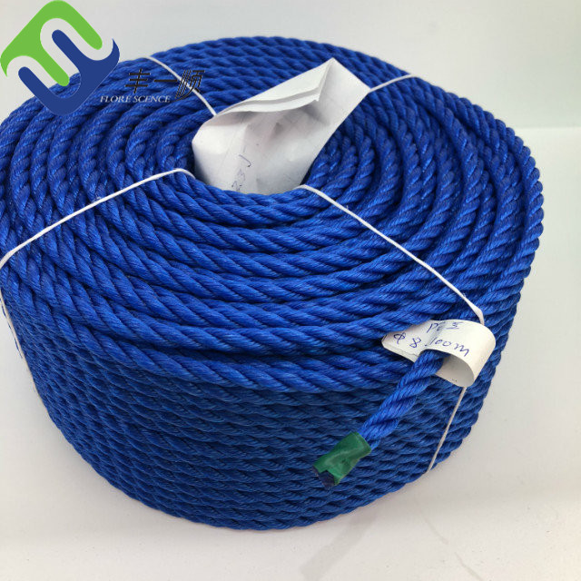 High Uv Resistance 16mm Polyester Combination Rope Playground Climbing Net Rope