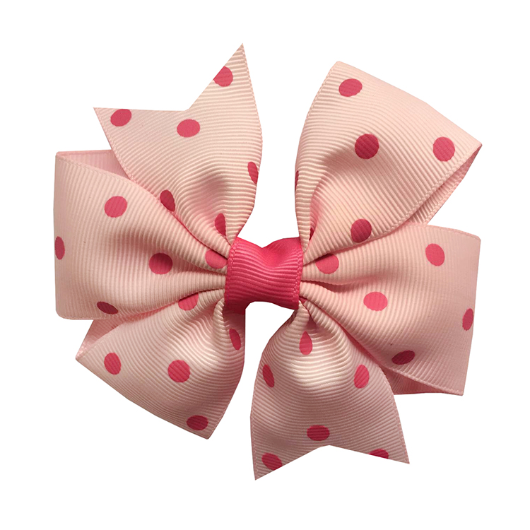 Soft Feeling Kids Hair Ribbons , Various Color Custom Made Hair Bows