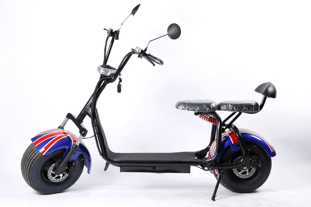 Foldable 1000W Electric Scooter Full Suspension 60V 20Ah Battery Optional