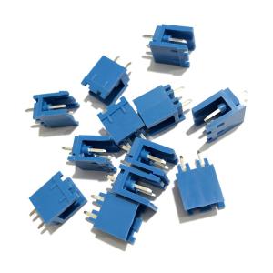 Blue 5.08mm Spacing PCB Pluggable Screw Terminal Blocks Plug + Right Angle Pin