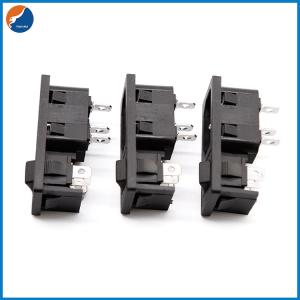 R14-B-1EB1 3P IEC 320 Plug Connector C14 Inlet Male AC Power Socket With ON OFF