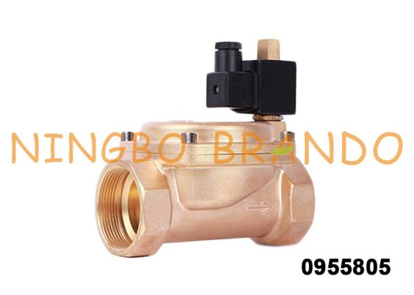 2'' Normally Opened 0955805 Brass Industrial Water Control Solenoid Electric