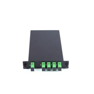 1 * 4 Optical SC / APC Fiber PLC Splitter Box With Insert Type