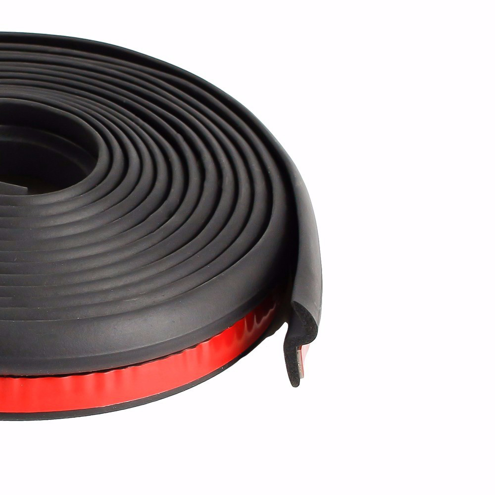 Brown TPE Door Draft Stopper for Under Door Bottom Seal Strip Home Weather Stripping