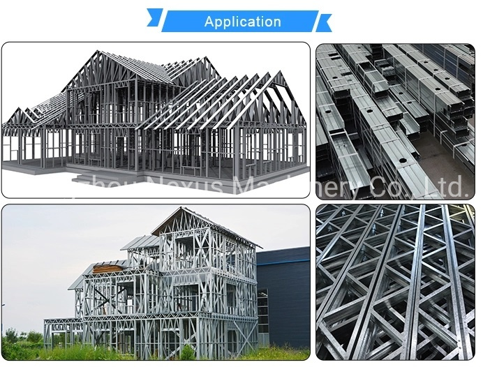 New Design Light Gauge Steel Roof Trusses Villa Machine