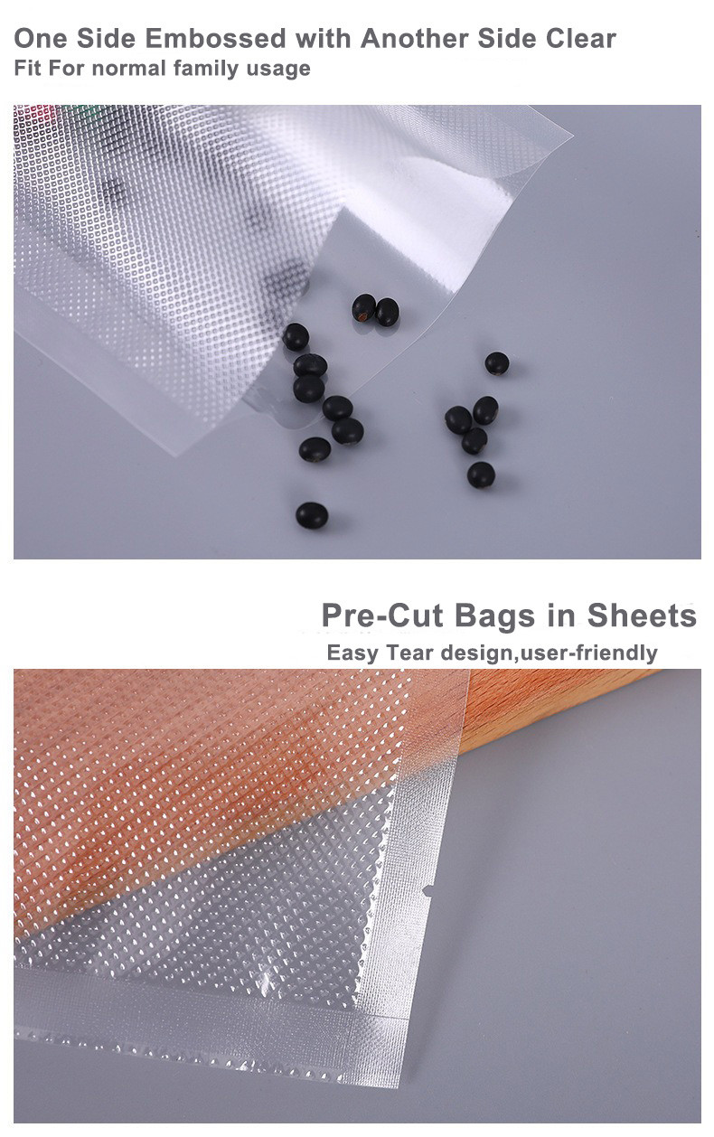 Embossed Vacuum Pouches 15" X 50' For Sealing Large Items