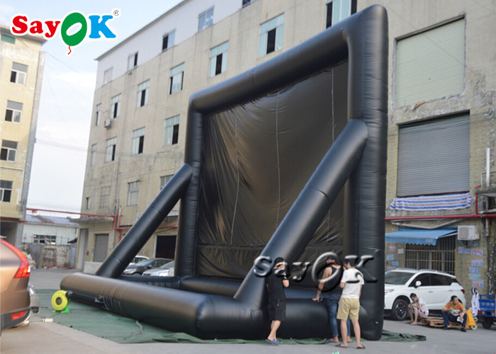 Airblown Inflatable Movie Screen Double Stiching PVC Museum Inflatable Movie Screen