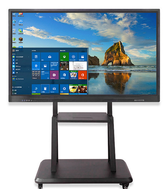 Finger Digital Whiteboard Touch Screen 65 Inch Interactive Teaching Board With Projector