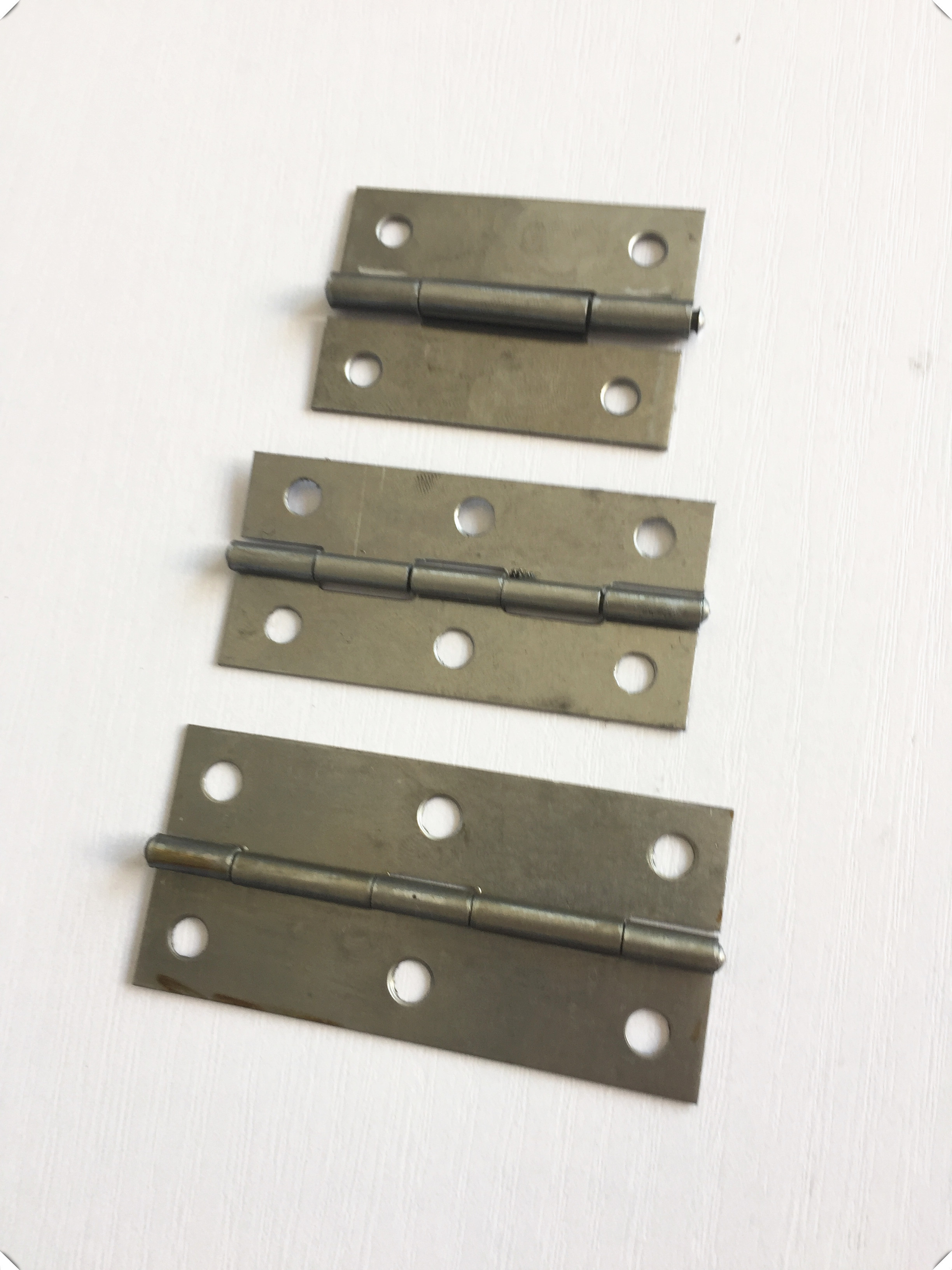 0.8mm Thickness Metal Door Frame Hinges Solo Inner Box Packed For Wooden Doors