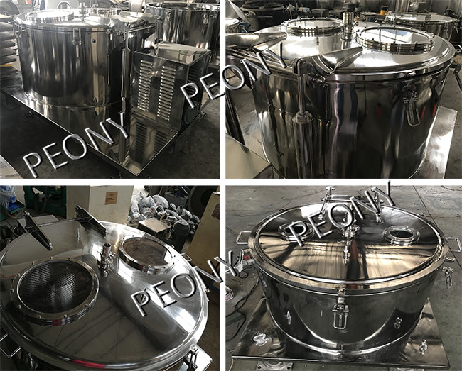 PPTD Ex Proof Basket Centrifuge Machine , Manual Top Discharge Centrifuge
