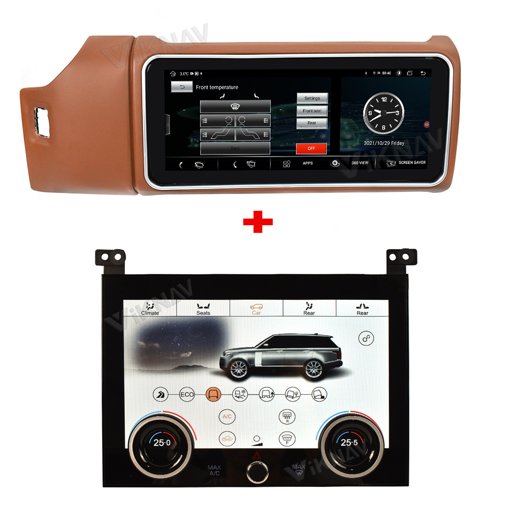 Android car radio with AC screen For Range Rover Vogue L405 HSE autobiography 2013-2017 player AC Panel touch screen