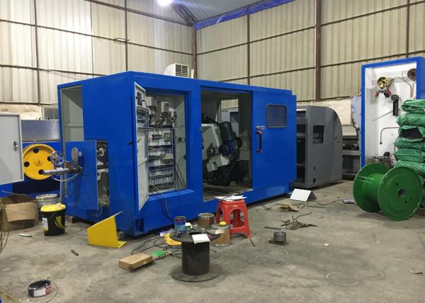 Electric Wire Twisting Line 10mm 16mm Copper Double Twisting Machine Stranding