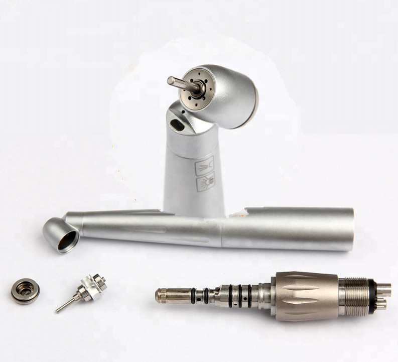 Dental LED 45 Degree Fiber Optic Portable High Speed Handpiece