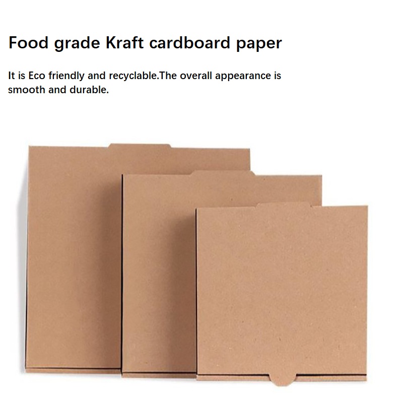 Food Packaging Carton 14 Inch Pizza Boxes Individual Packing Matt Lamination