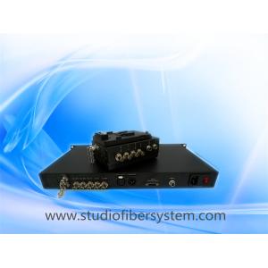China Sony camera fiber connection system(JM-EFP-S13) for live-Link  SDI Over Fiber Transport Systems applied in OB Van on sale