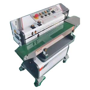 China Continuous Bag Sealing Machine LF1080 Nitrogen Flushing Vacuum Filling Sealing Machine on sale
