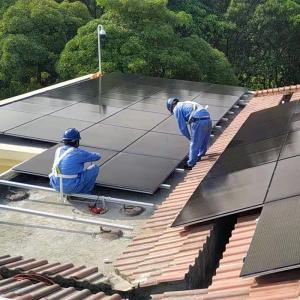 Adjustable PV Bifacial Solar Panels Wind Load No PID Solar Module Rooftop System