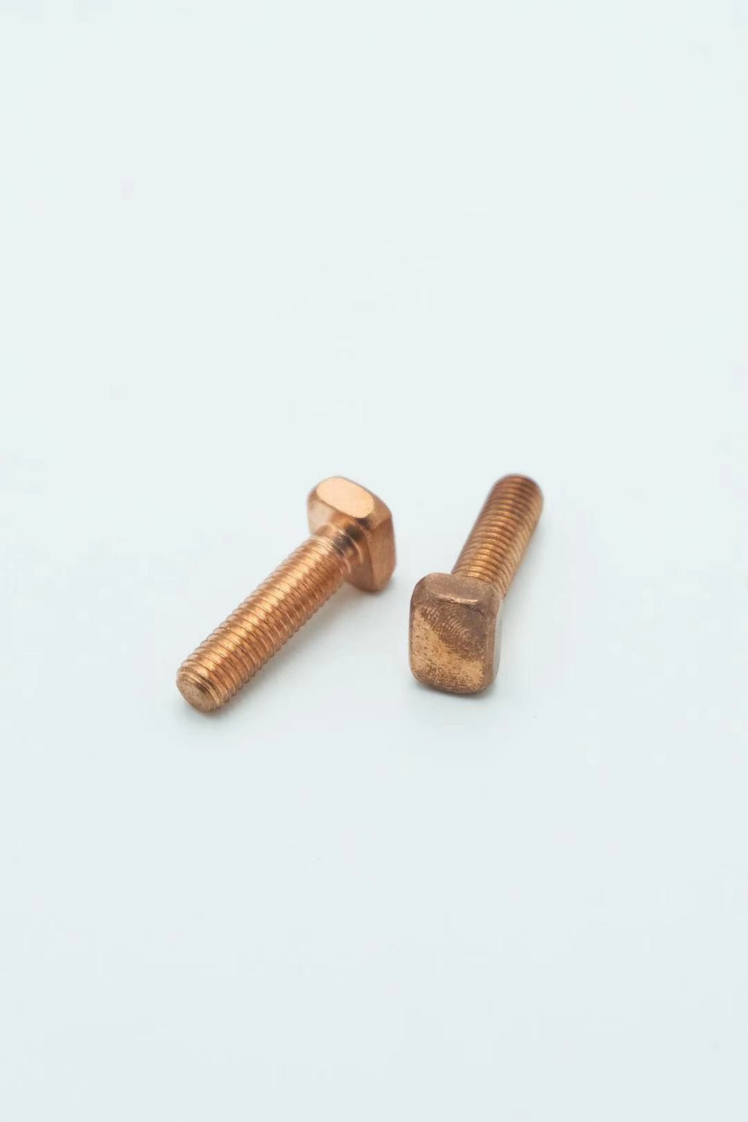 Square Head T-Shaped Screw T-Shaped Copper Screw Golf Cart Conductive Screw