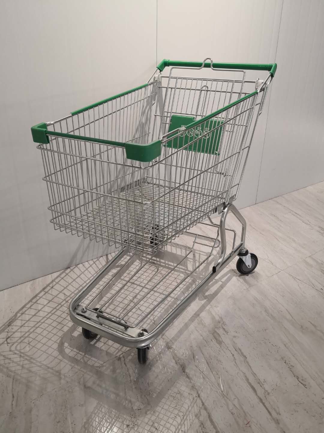 Supermarket Shopping Metal Trolley Cart 120 Litres Powder Coat Finish