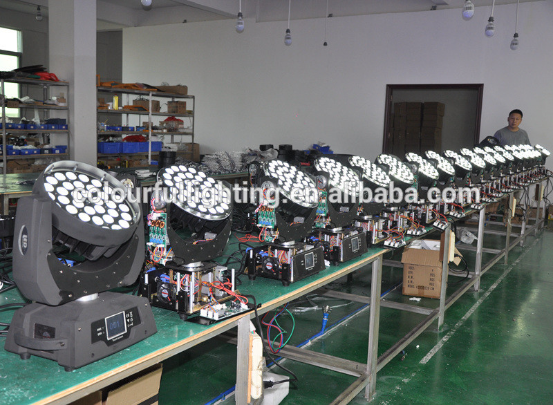 Best Quality 36x10W 4 in 1 RGBW Stage Touch screen Moving Head Lighting