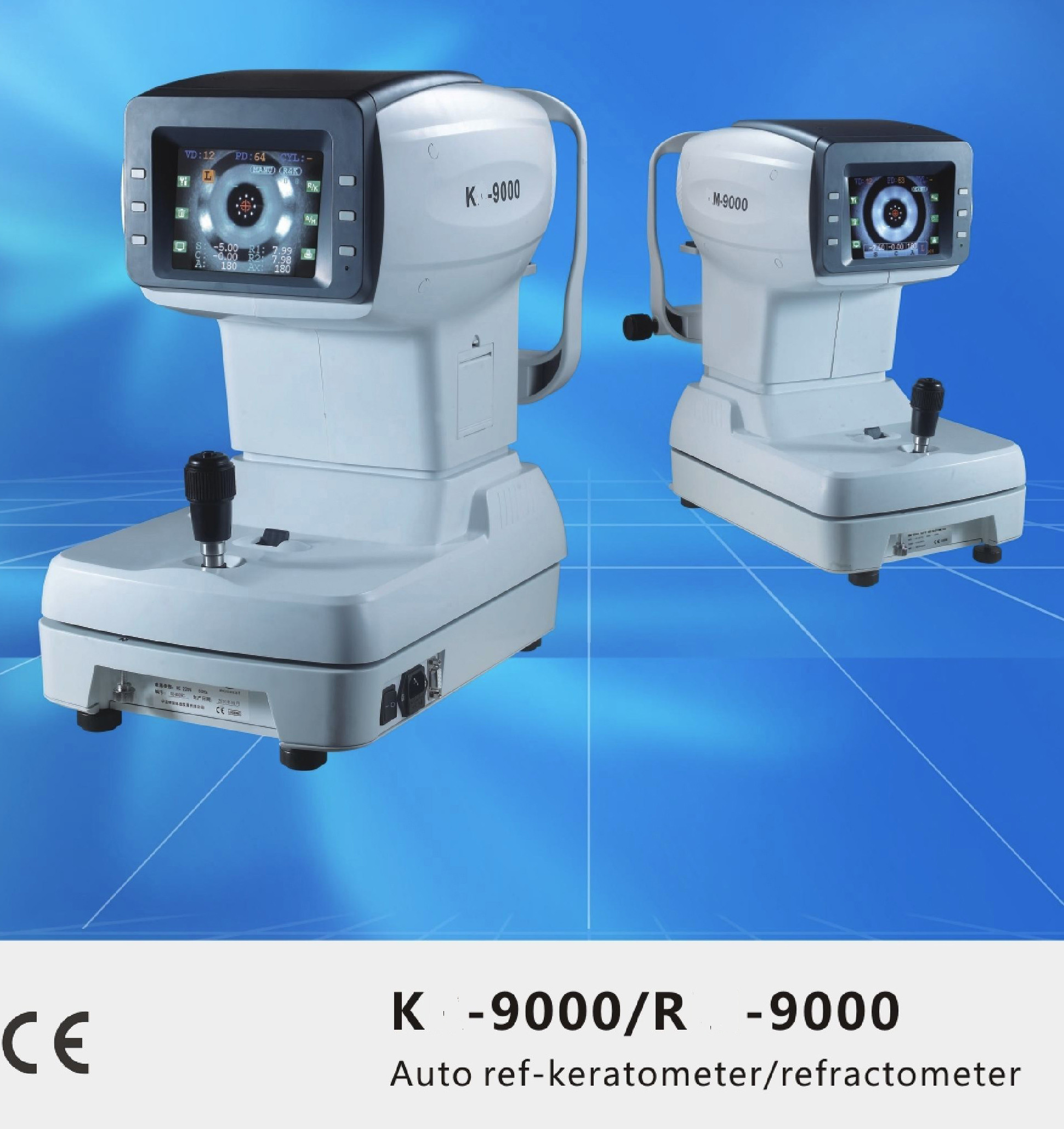 Efficiency Auto Ref Keratometer , Portable Auto Refractometer With Color LCD Display