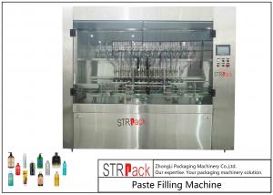 China Piston Servo Filling Machine / Fully Automatic Linear Filling Machine With Drop Down System on sale