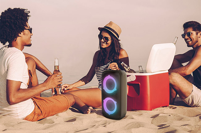 Supporting Handsfree Calling Outdoor Party Speaker With RGB Light - 4.5 KGS